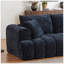 Canapé modulaire surdimensionné en L Chenille, design minimaliste, canapé-lit confortable pour salon, appartement et espaces de réception, aucun assemblage requis-1096323238