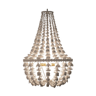 Flower Drop 4-Light Empire Chandelier