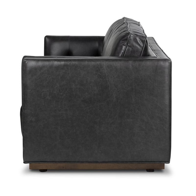 Kiera Sofa, Sonoma Black Top Grain Leather