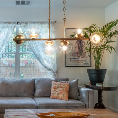 6 - Light Dimmable Empire Chandelier