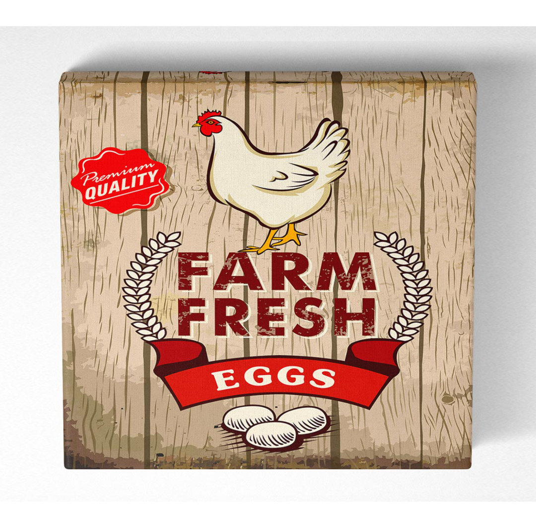 Farm Fresh Eggs - Kunstdrucke auf Leinwand