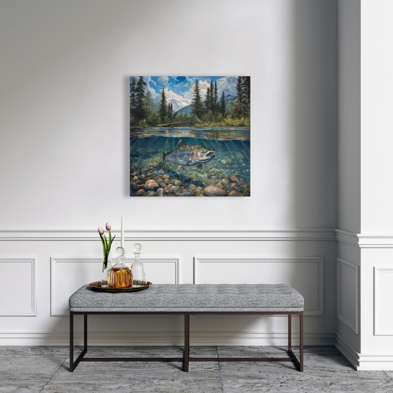 Up Close - Blue Canvas Art for Stylish Home Decor
