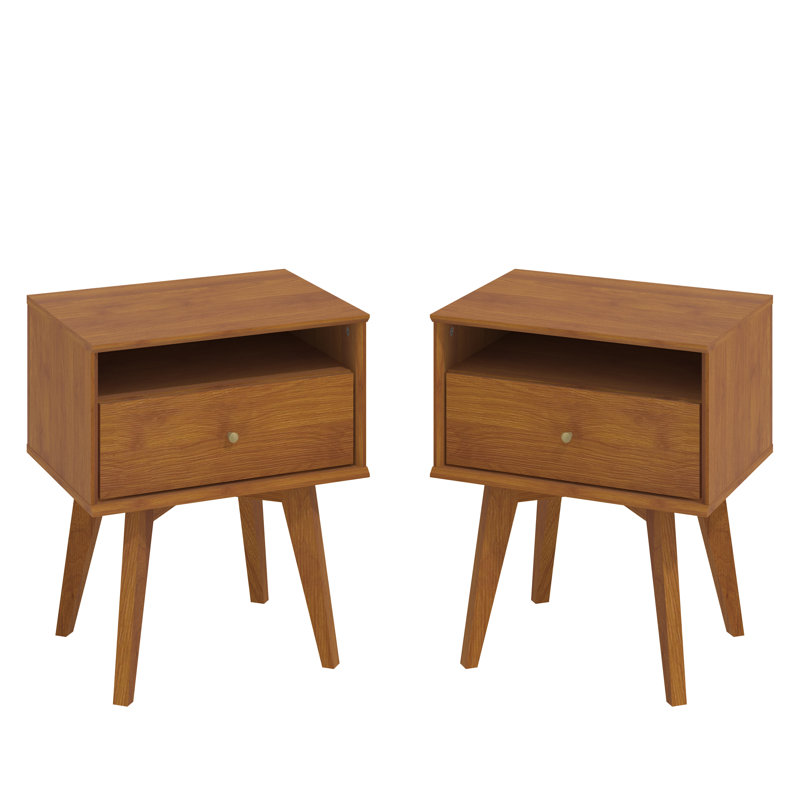  Branquinha 1 Drawer 22"H Nightstand (Set Of 2)