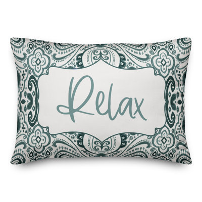  Relax Outdoor Rectangular Pillow Cover and Insert