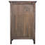 Armoire d'appoint en bois massif à 2 portes de 41,5 po de hauteur Nyles