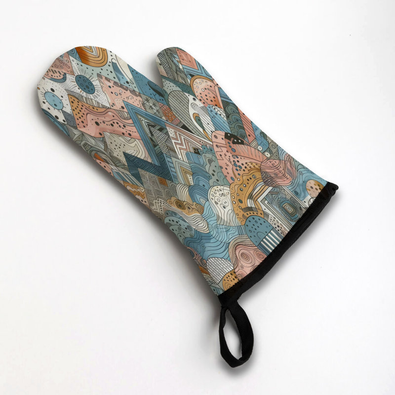 Spectrum Waves Oven Mitt Cotton Twill