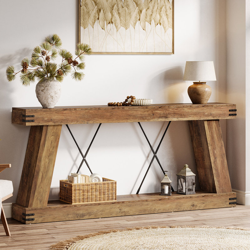 180cm Console Table, Brown