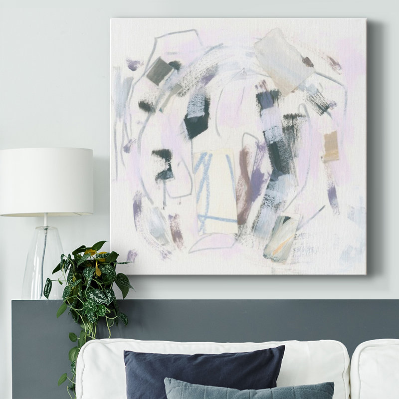 Toile tendue Periwinkle Constellation I-Gallery, H 8 po x l 8 po x P 1,5 po