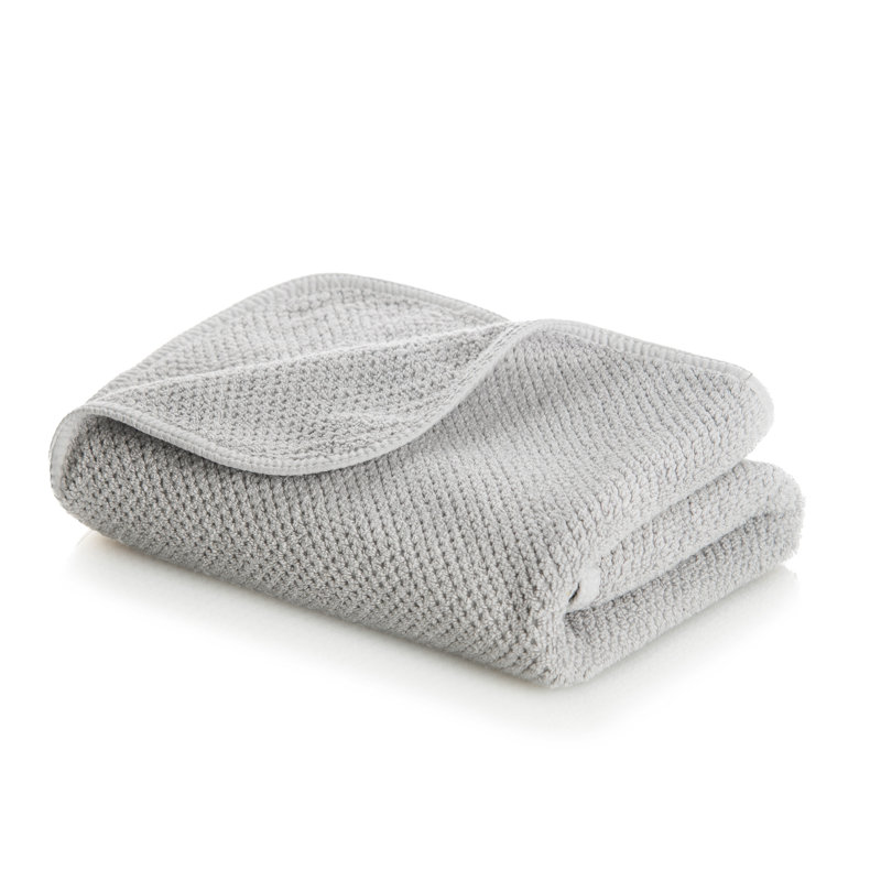 Bee Waffle Bath Towel, Anthracite, Bath Sheet 1-Pack