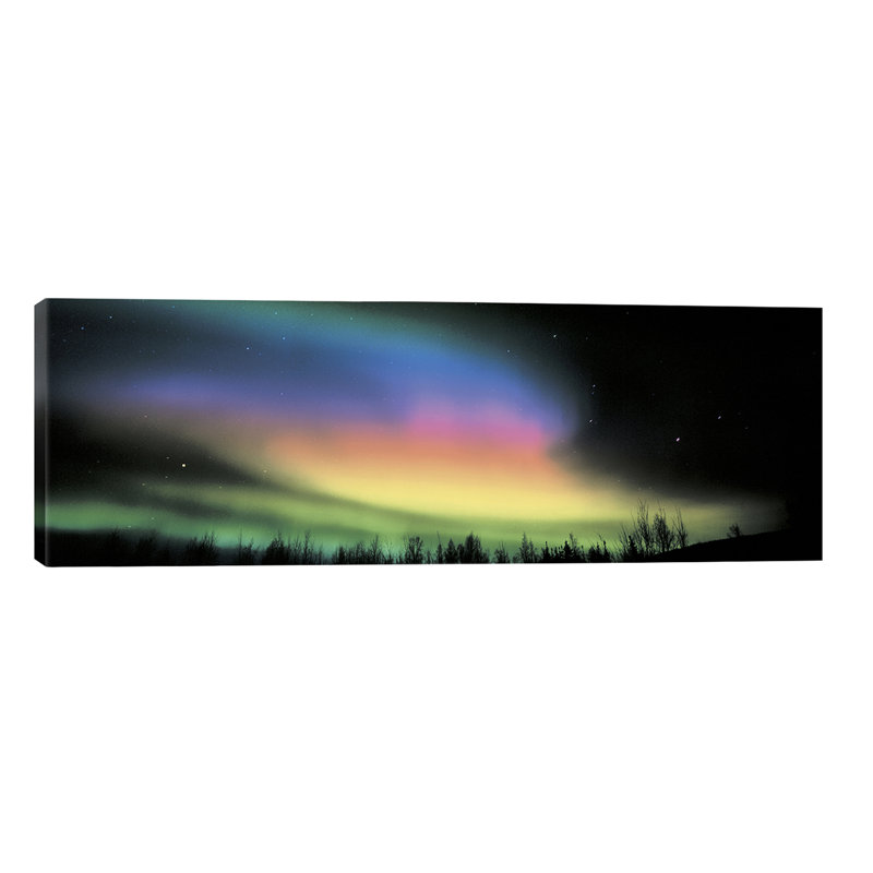 Northern Lights - Wrapped Canvas Panoramic Print, 182.88 cm H x 60.96 cm W