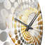 Horloge murale Antwanette - Collages abstraits-2017245938