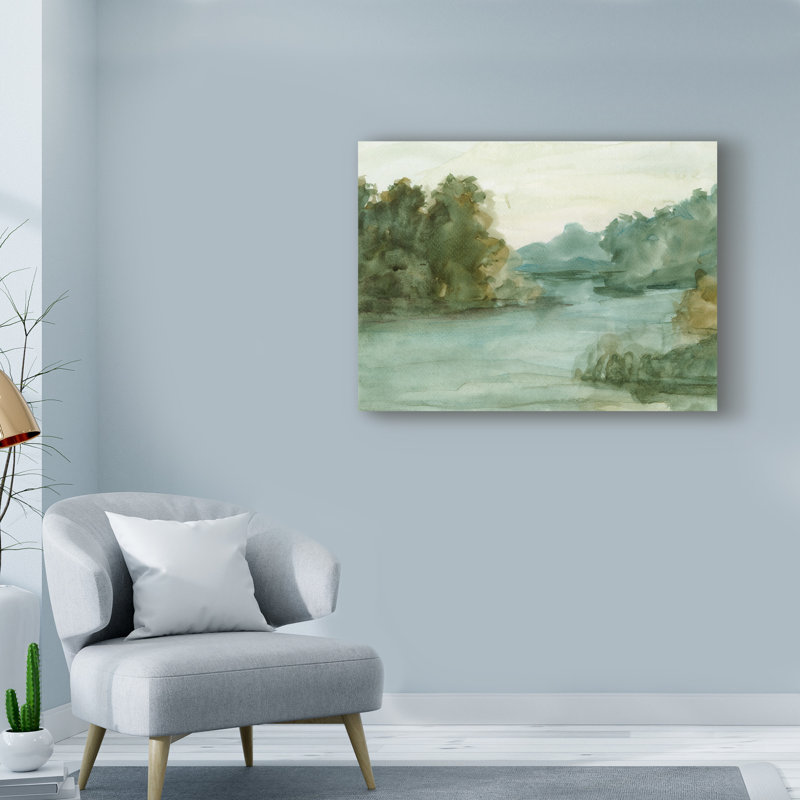 « aquarelle sketchbook i », reproduction de peinture à l’aquarelle sur toile tendue, H 24 po x l 32 po x P 2 po
