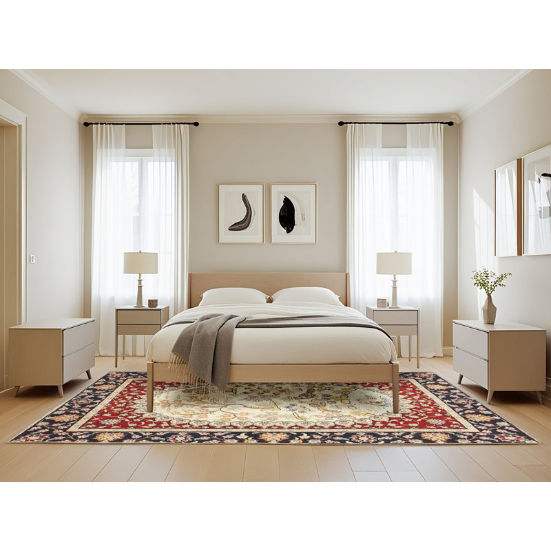 Oriental Indoor Rug, Rectangle 5' x 8'