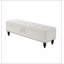 Banc avec repose-pieds 59 po avec rangement