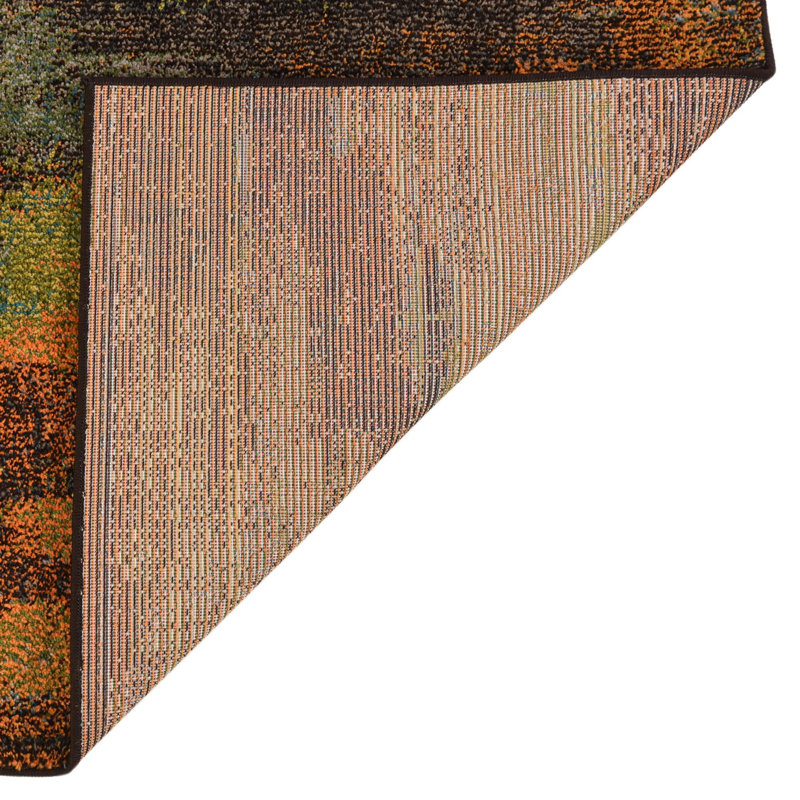 Rizer Washable Abstract Indoor Rug, Rectangle 7'1" x 10'