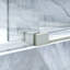  Cosmo 64 - Porte de douche coulissante sans cadre 68 x 77 po en verre trempé transparent 3/8 po-136370392