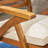 Rickie 6 - Person Acacia Solid Wood Patio Dining Set Rectangular Table