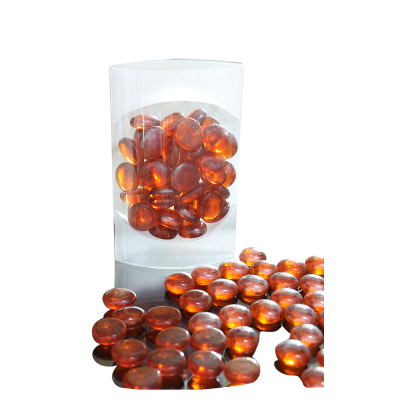 Abstract Vase Filler, Orange
