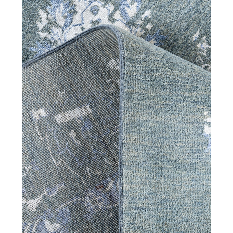Overdyed One-of-a-Kind 9' 0" X 12' 3" Hand Knotted Area Rug