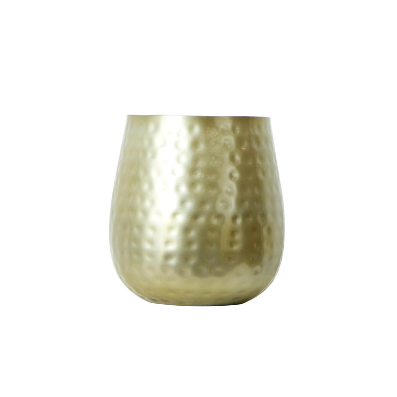 Vase de plancher en métal Lagase, Or