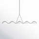 River 5 Light Glass Steel Dimmable Pendant