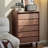 Walnut Drawer Storage Cabinet