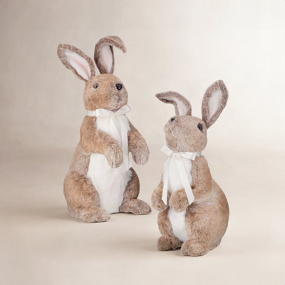 22" Faux Fur Standing Bunny