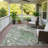 Machine Washable Indoor/Outdoor Chantille ACN2335 Paisley Rug-716169685