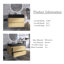 36 po Meuble-lavabo simple mural avec plateau-102693051