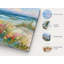 Art mural bord de mer côtier Bloom, H 27,5 po x l 55 po x P 1,5 po-1026312517