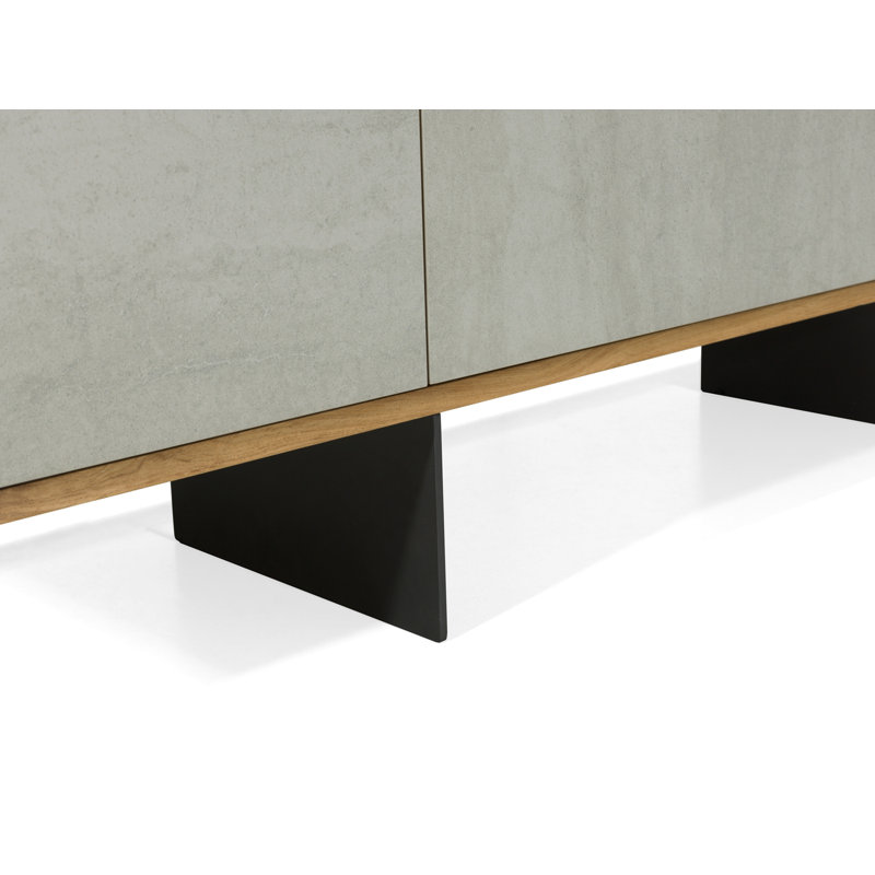 200cm Sideboard, Natural/Grey