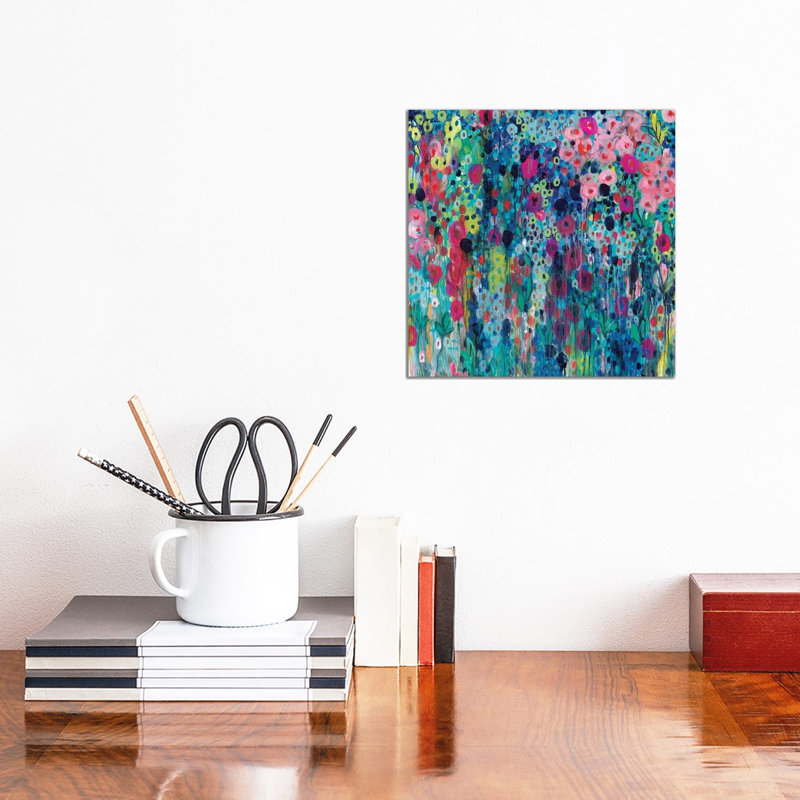 Painted Strings by Carrie Schmitt - Wrapped Canvas Painting, 30.48 cm H x 30.48 cm W