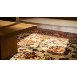 Late 19th Century Decorative Yellow Antique Turkish Oushak Room Size Rug