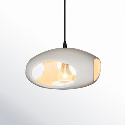 Logan Single Light Ceramic Dimmable Pendant