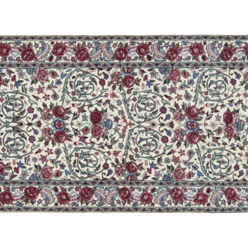 Wool Oriental Area Rug, Runner 2'6" x 12'