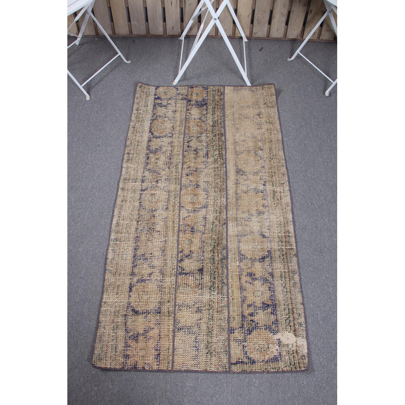 Vintage Turkish Anatolian Luxury Small Patchwork Rug Tone Made of Wool