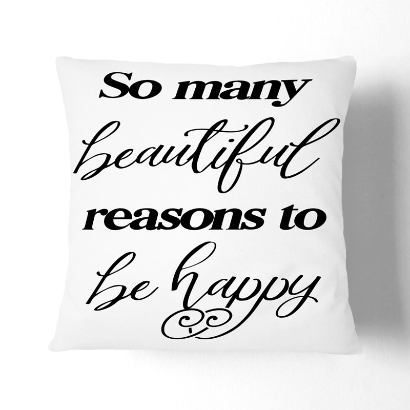 Square Cushion, Black, 55cm H x 55cm W x 20cm D