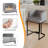Modern Bar Stools, 26 inch Velvet Counter Height Bar Stools With Comfy Backrest And Arms, Gold Metal Frames For Counter, Kitchen Island, Pub-2007576599-2007576598