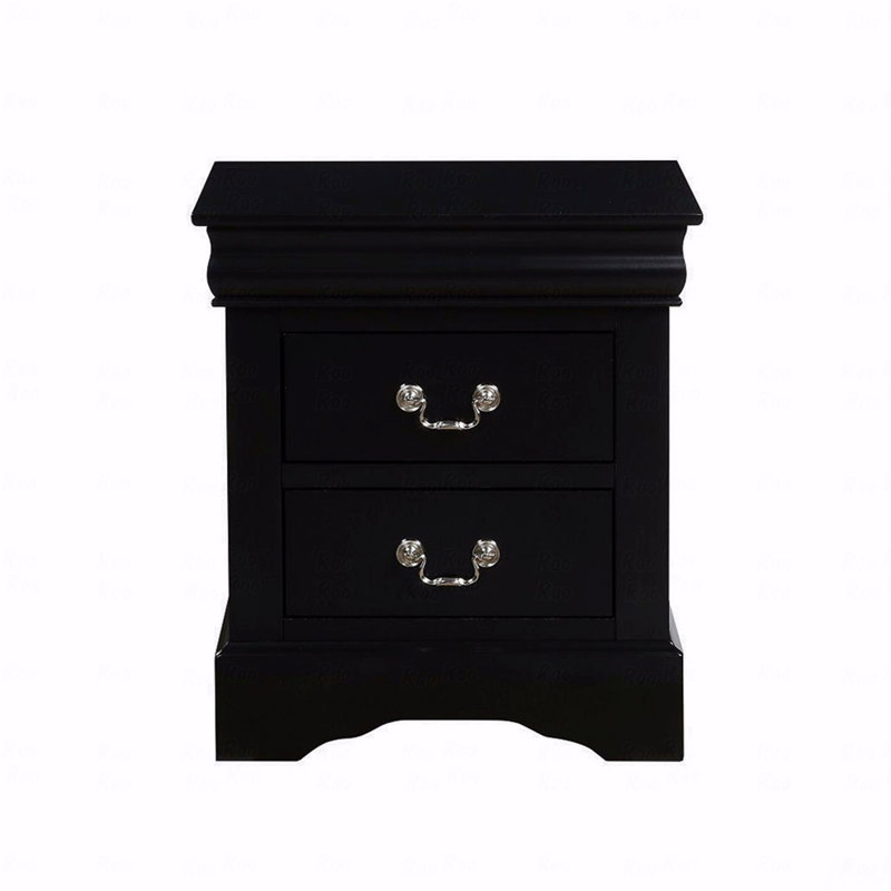 2-Drawers Woodenen Bedroom Nightstand