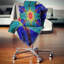 Coussin de fleurs en couleur fractale Abstract-30628895-30628892