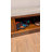 Honey Fluted Hexagon Coffee Table