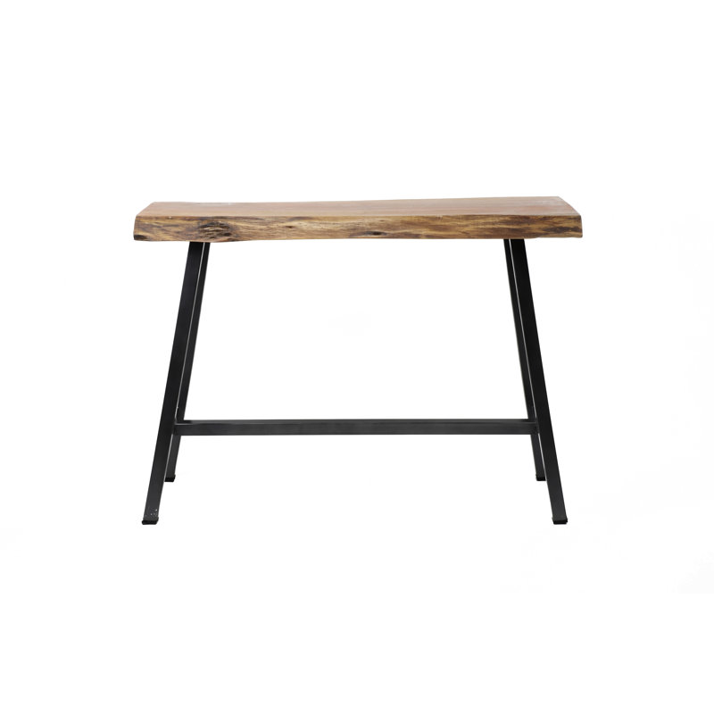 Edens Acacia Rectangular Wood Top Dining Table