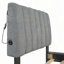 Lit plateforme tapissier Teddy