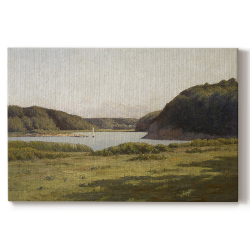 «Vintage Landscape-DCLX» sur toile, H 19 po x l 28 po, Toile tendue