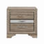 Table de chevet avec finition naturelle Ryder