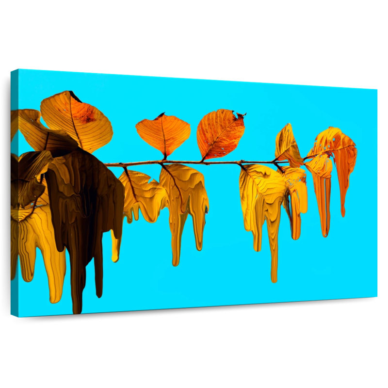 Harnek Melting Autumn Leaves, 16" H x 24" W