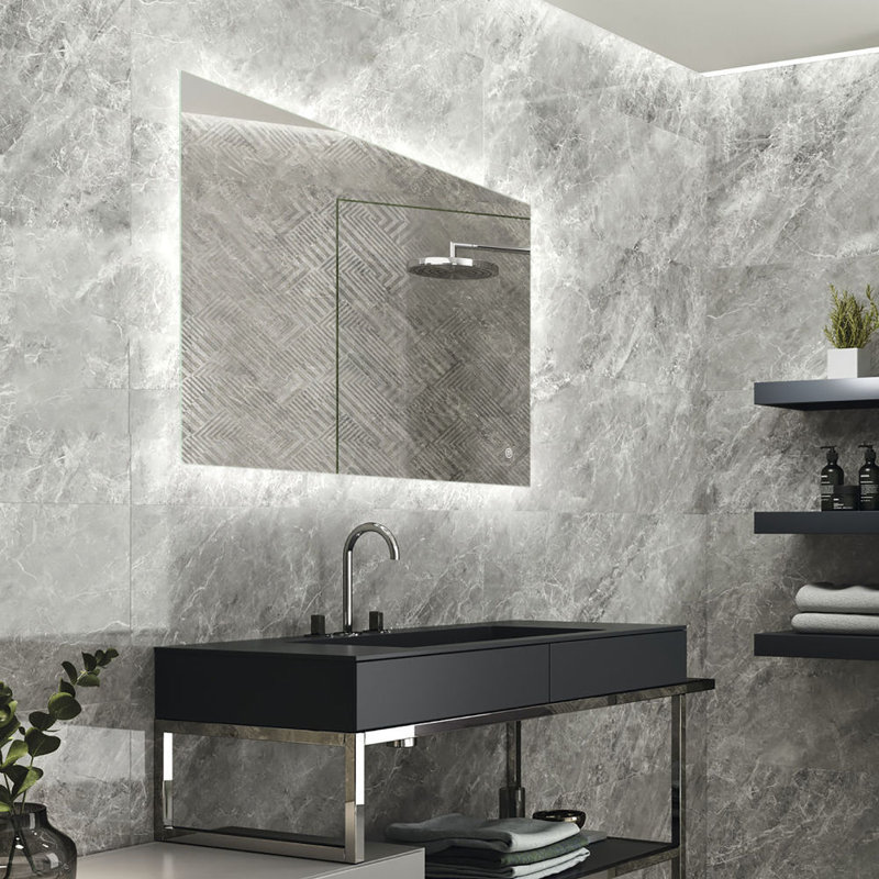Miroir mural pour salle de bain DEL 48 po AVENUE