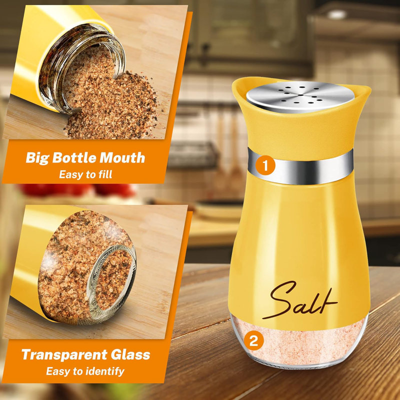 Salt And Pepper Shaker Set Yellow