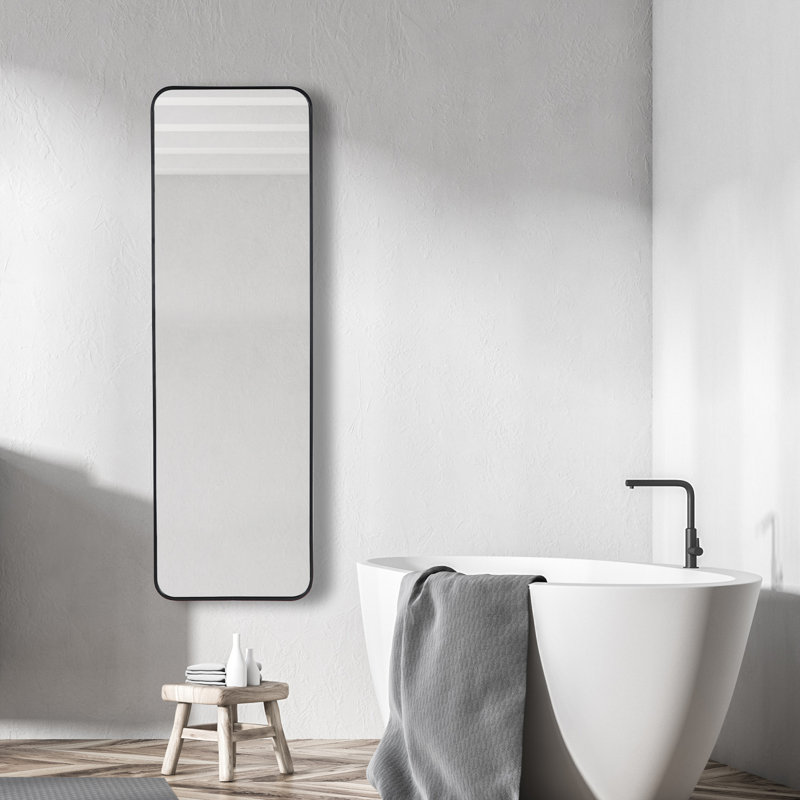 Metal Flat Floor Mirror