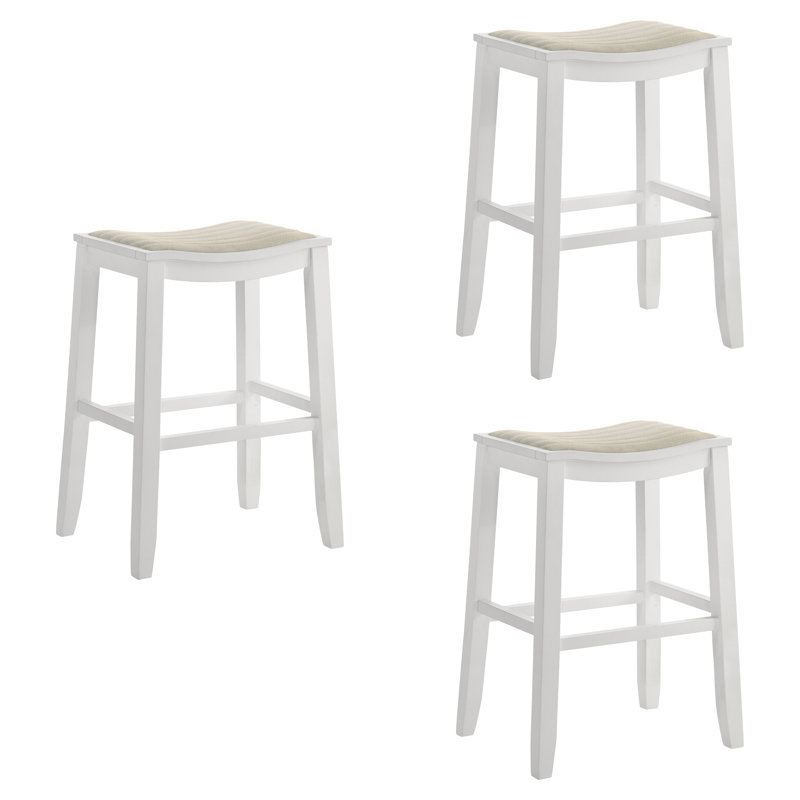 Ensemble de 3 tabourets de bar Iyani Coastal Modern, 3, Tabouret de bar (siège d'une hauteur de 30,25 po)